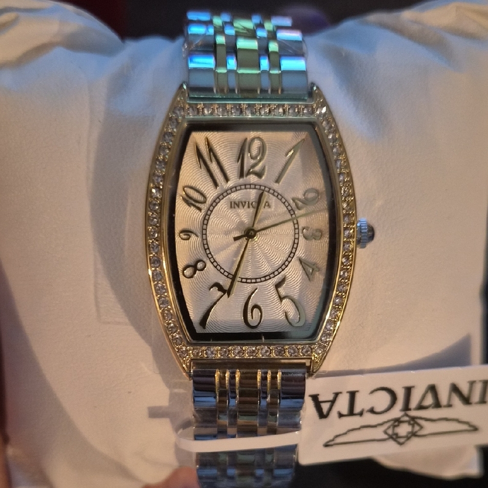 Invicta Gold and Silver Watch Wildflower